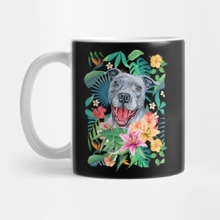 Tropical Blue Pit Bull Pitbull Mug